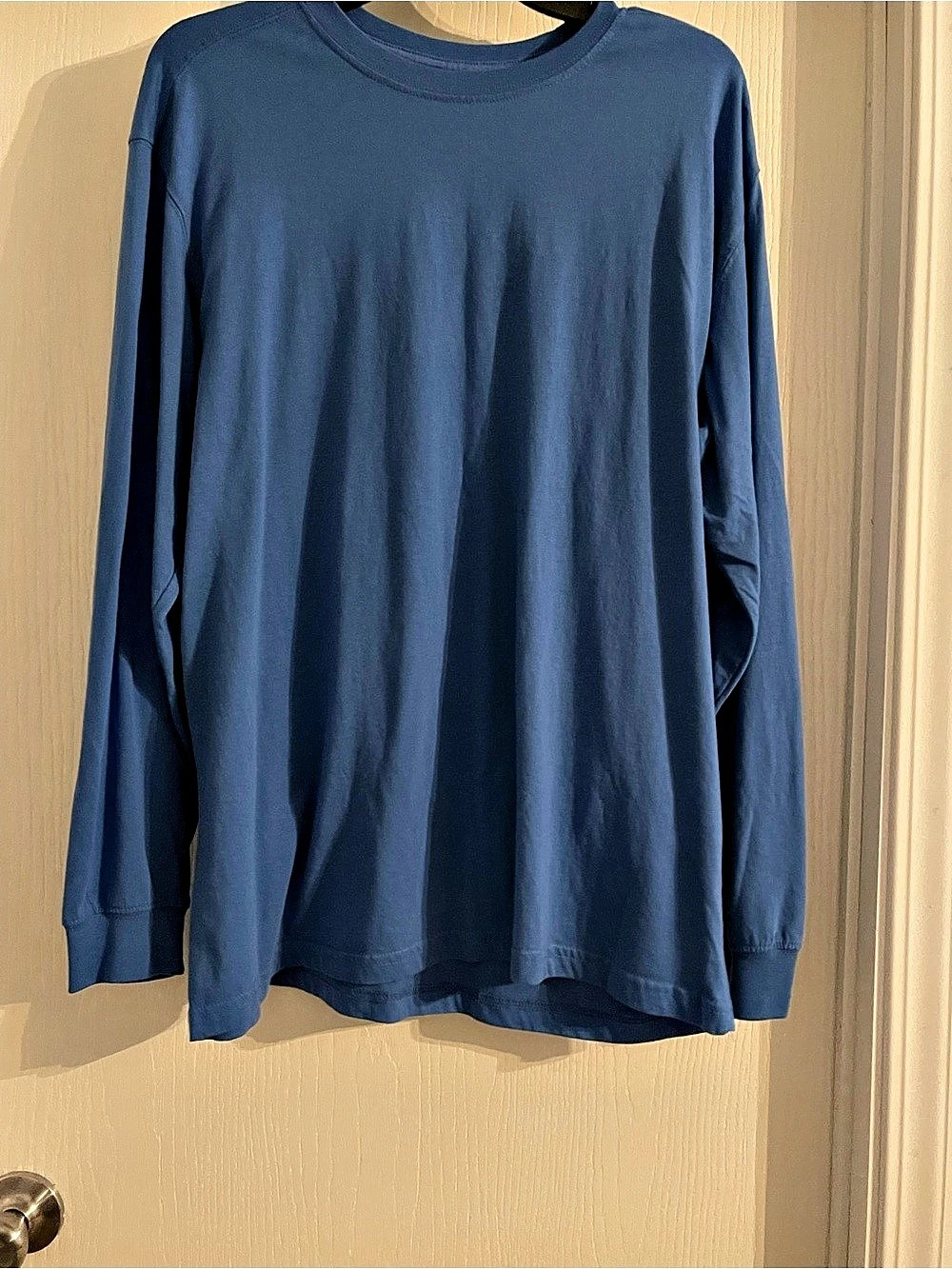 Long Sleeve Tee in Blue Large Like New